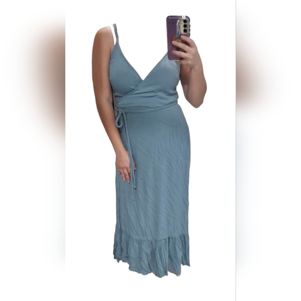 Billabong Blue Wrap Dress